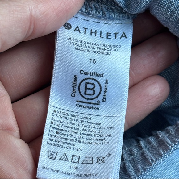 Women's Blue Casual Pants - Picture 6 of 15